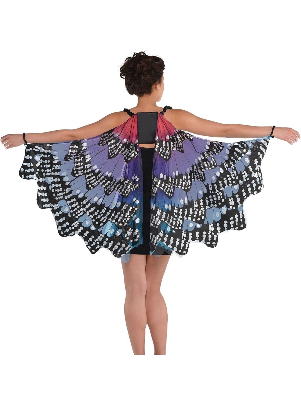 Butterfly Wing Costume nwot monarch blue pink/red